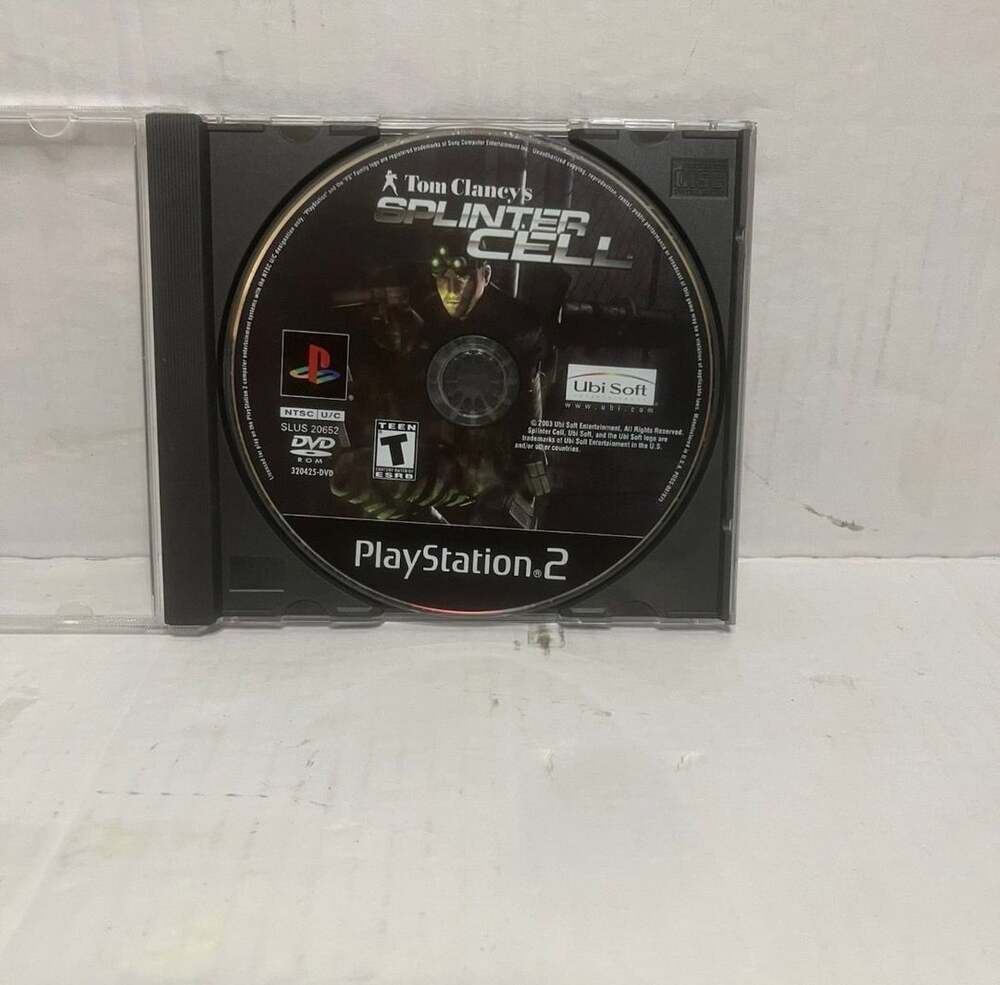 Tom Clancy's Splinter Cell PlayStation 2 PS2 Game Disc Only